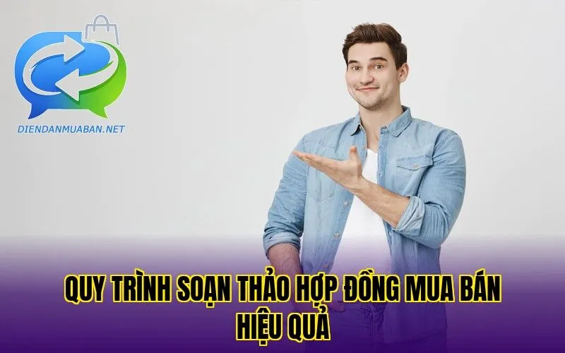 Quy trình soạn thảo hợp đồng mua bán hiệu quả