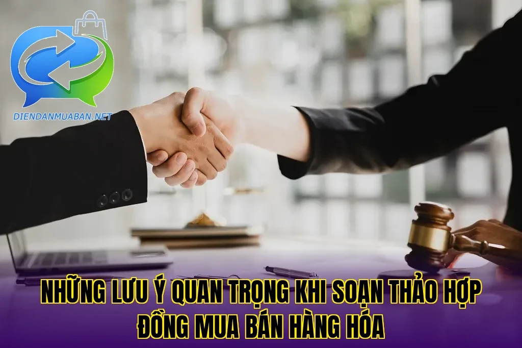 Những lưu ý quan trọng khi soạn thảo hợp đồng mua bán hàng hóa