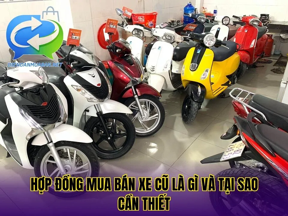 Hợp đồng mua bán xe cũ là gì và tại sao cần thiết