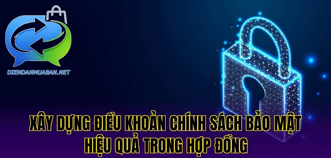 Xây dựng điều khoản chính sách bảo mật hiệu quả trong hợp đồng