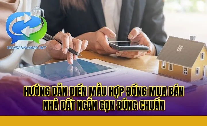 Hướng dẫn điền mẫu hợp đồng mua bán nhà đất ngắn gọn đúng chuẩn