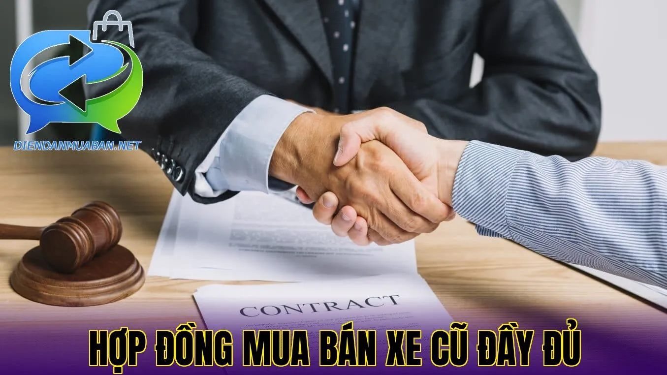 Hợp đồng mua bán xe cũ đầy đủ