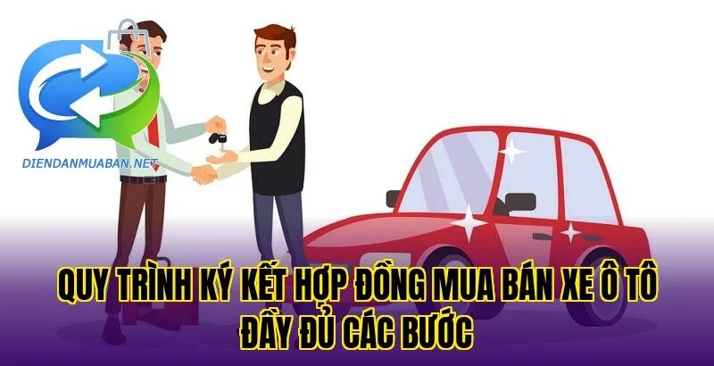 Quy trình ký kết hợp đồng mua bán xe ô tô đầy đủ các bước