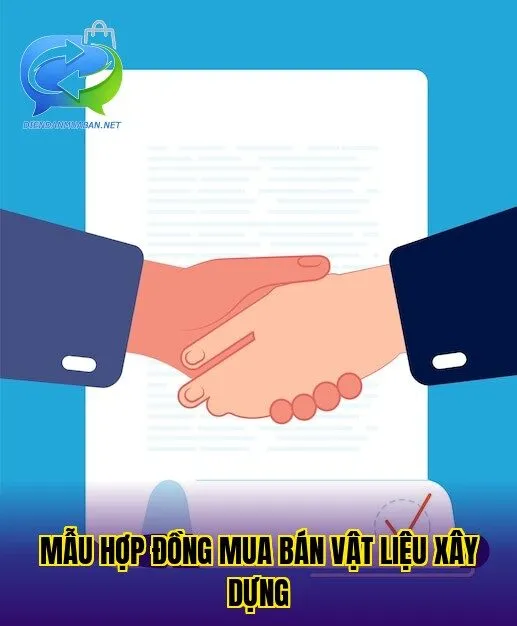 Mẫu hợp đồng mua bán vật liệu xây dựng