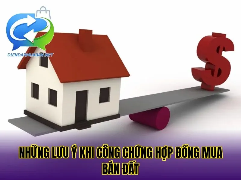 Những lưu ý khi công chứng hợp đồng mua bán đất