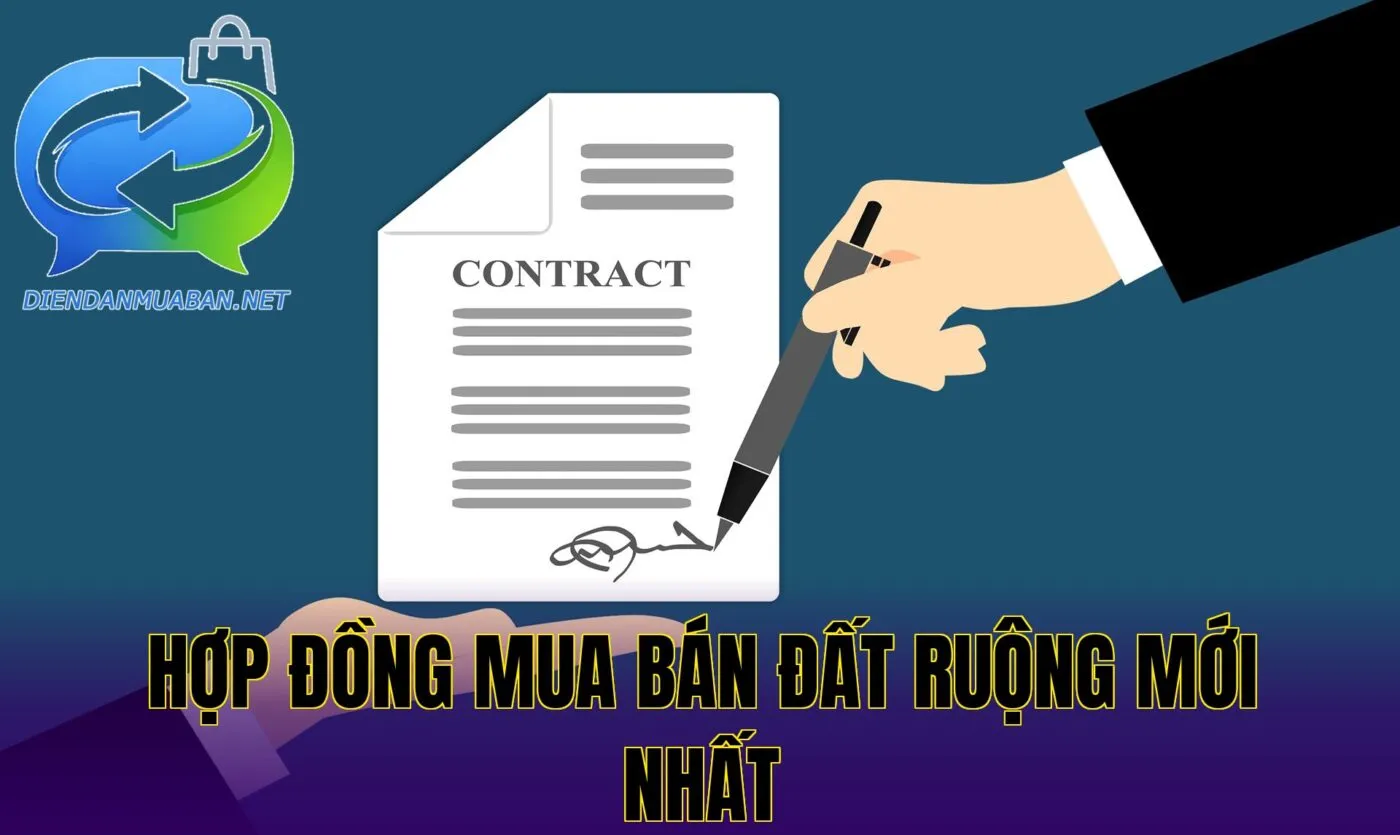 Hợp đồng mua bán đất ruộng mới nhất