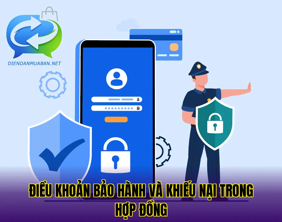 Điều khoản bảo hành và khiếu nại trong hợp đồng
