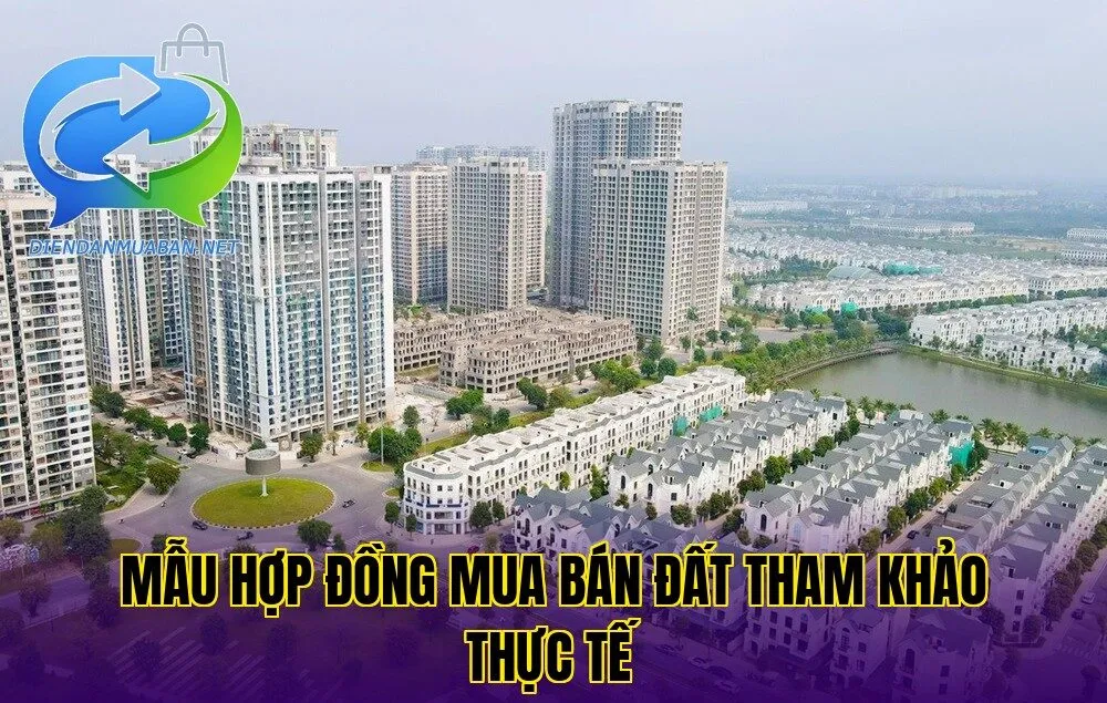 Mẫu hợp đồng mua bán đất tham khảo thực tế