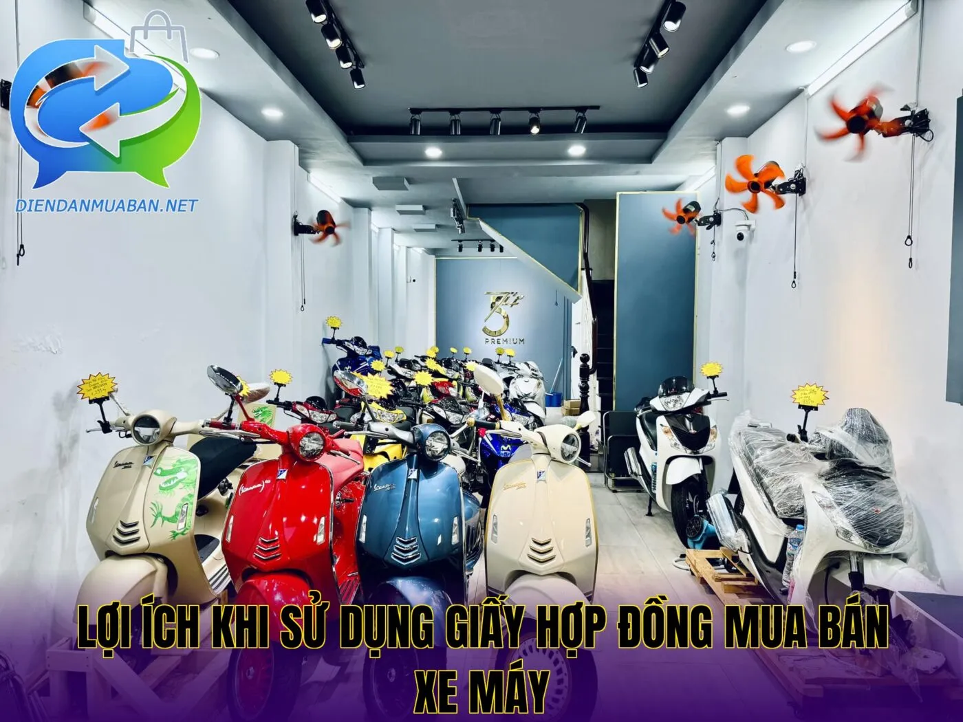 Lợi ích khi sử dụng giấy hợp đồng mua bán xe máy