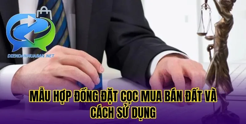 Mẫu hợp đồng đặt cọc mua bán đất và cách sử dụng