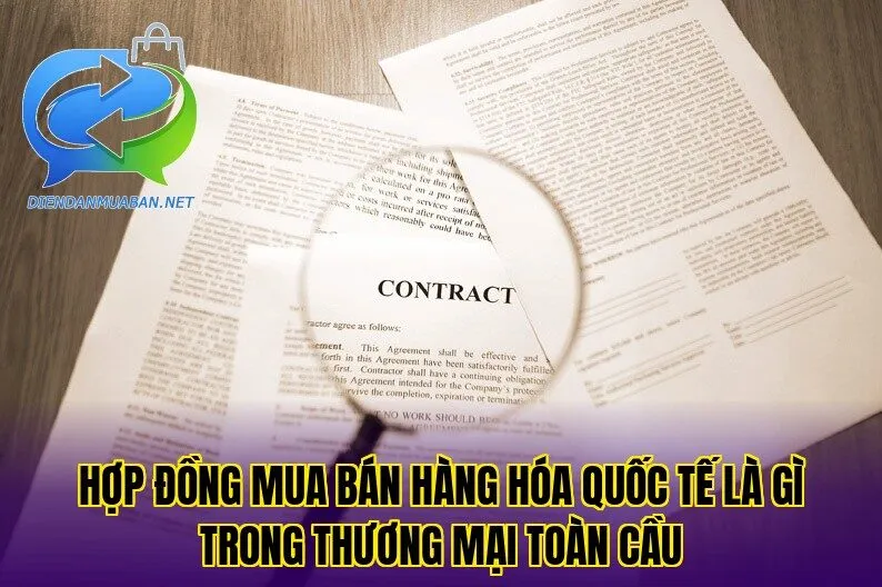 Hợp đồng mua bán hàng hóa quốc tế là gì trong thương mại toàn cầu