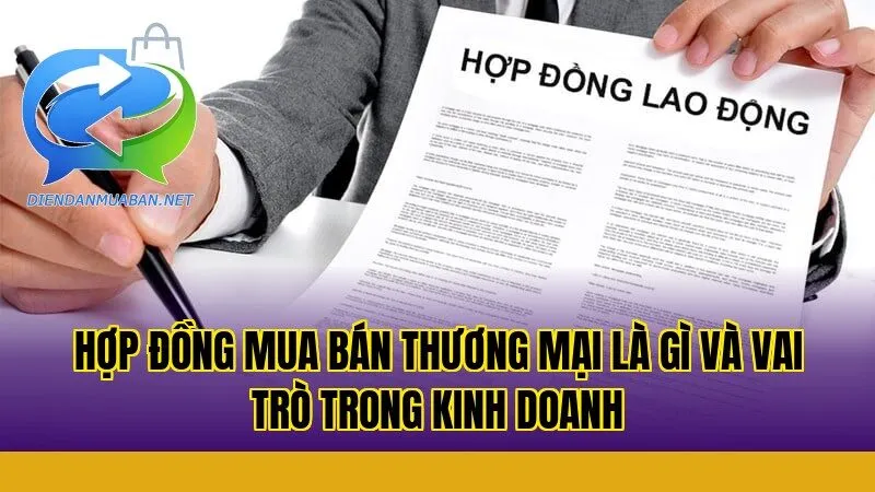 Hợp đồng mua bán thương mại là gì và vai trò trong kinh doanh