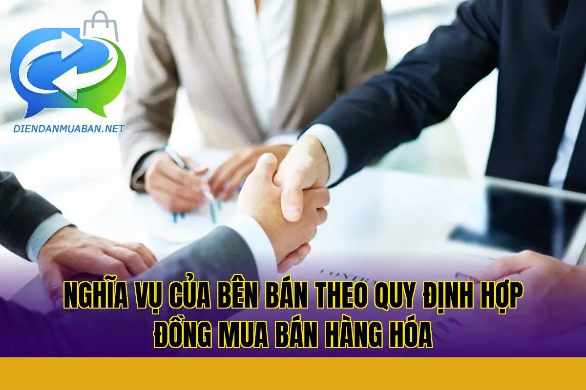 Nghĩa vụ của bên bán theo quy định hợp đồng mua bán hàng hóa
