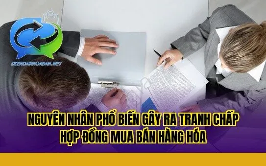 Nguyên nhân phổ biến gây ra tranh chấp hợp đồng mua bán hàng hóa