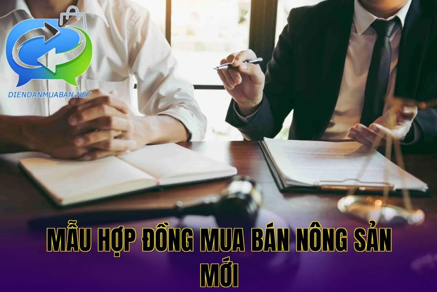 Mẫu hợp đồng mua bán nông sản mới