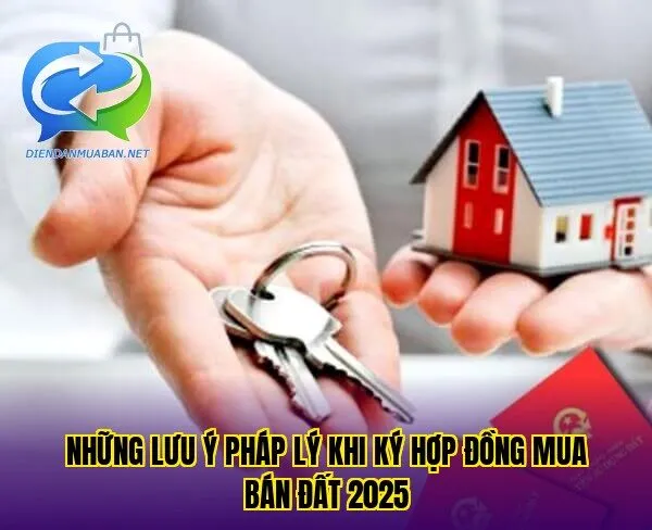 Những lưu ý pháp lý khi ký hợp đồng mua bán đất 2025