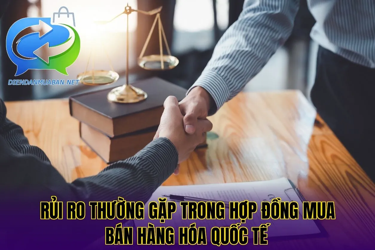 Rủi ro thường gặp trong hợp đồng mua bán hàng hóa quốc tế