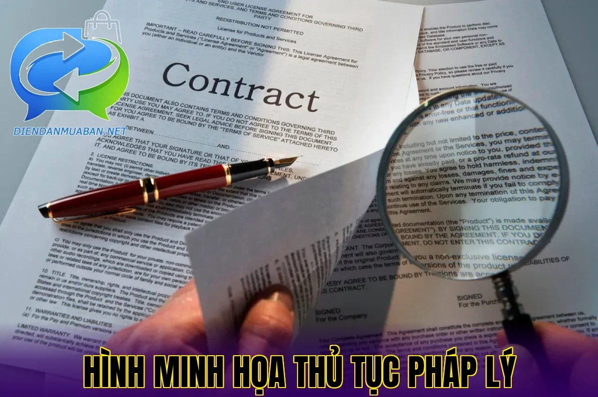 Hình minh họa thủ tục pháp lý