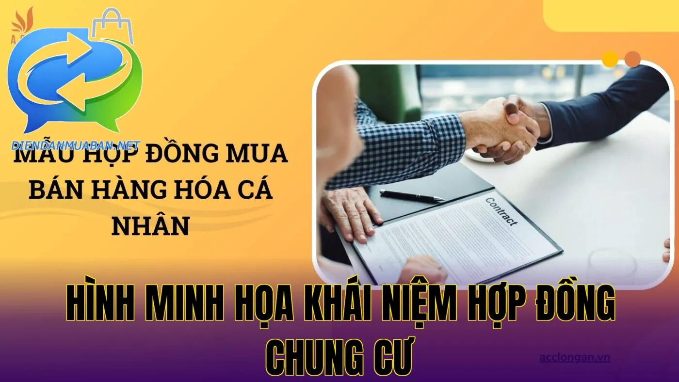 Hình minh họa khái niệm hợp đồng chung cư