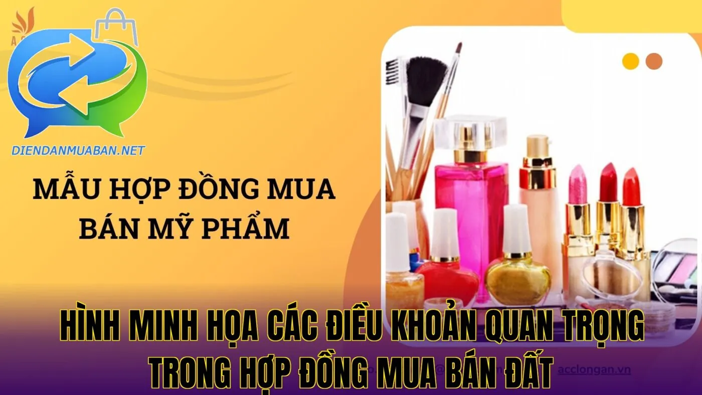 Hình minh họa các điều khoản quan trọng trong hợp đồng mua bán đất