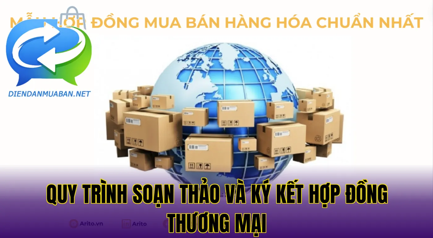 Quy trình soạn thảo và ký kết hợp đồng thương mại