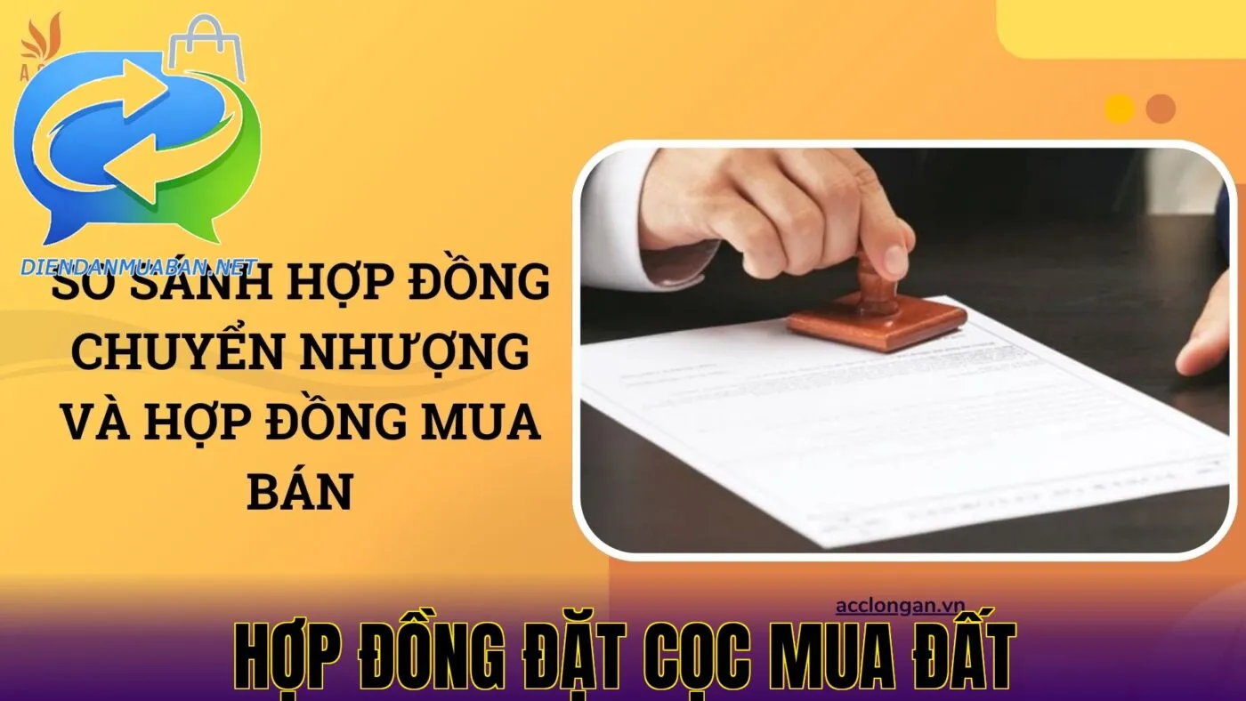 HỢP ĐỒNG ĐẶT CỌC MUA ĐẤT