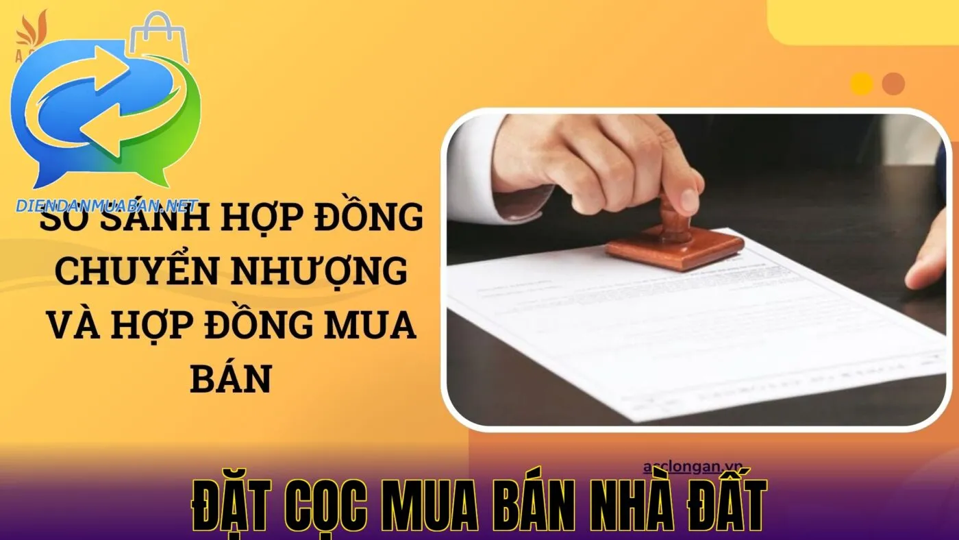 ĐẶT CỌC MUA BÁN NHÀ ĐẤT