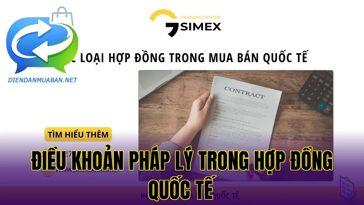 Điều khoản pháp lý trong hợp đồng quốc tế