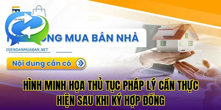 Hình minh họa thủ tục pháp lý cần thực hiện sau khi ký hợp đồng