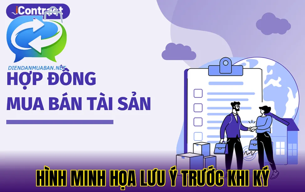 Hình minh họa lưu ý trước khi ký