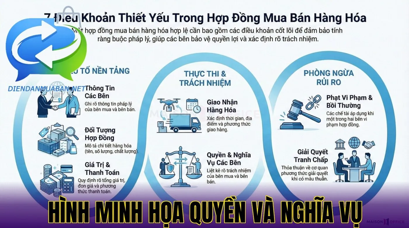 Hình minh họa quyền và nghĩa vụ