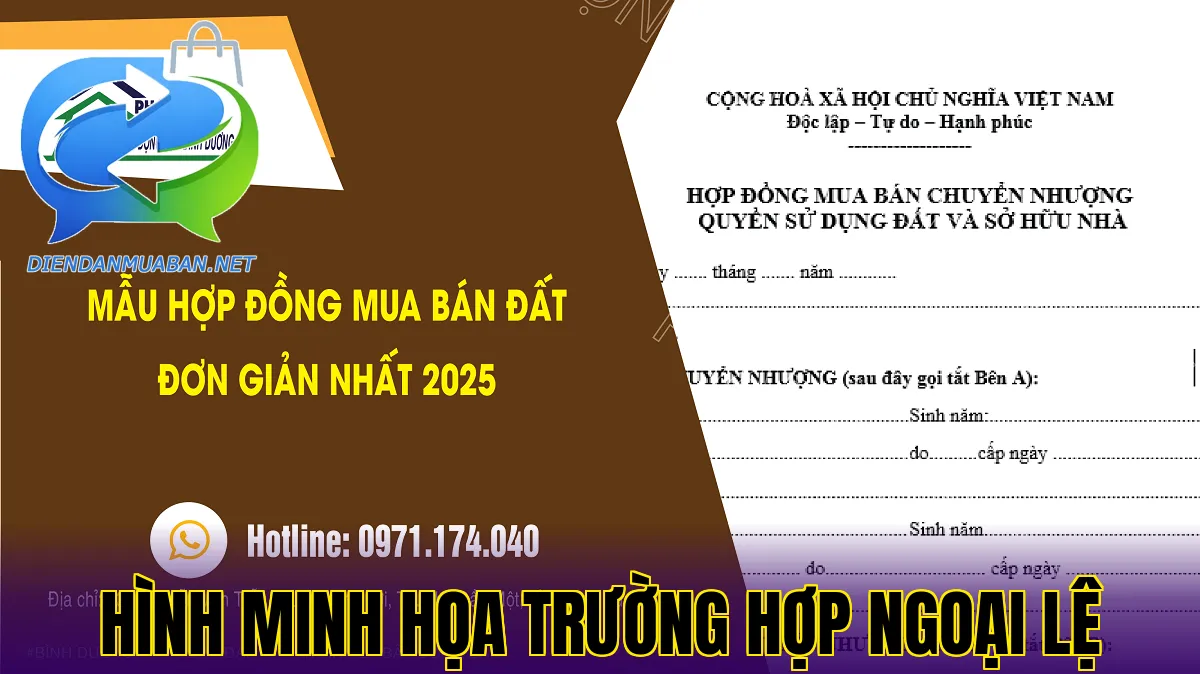 Hình minh họa trường hợp ngoại lệ
