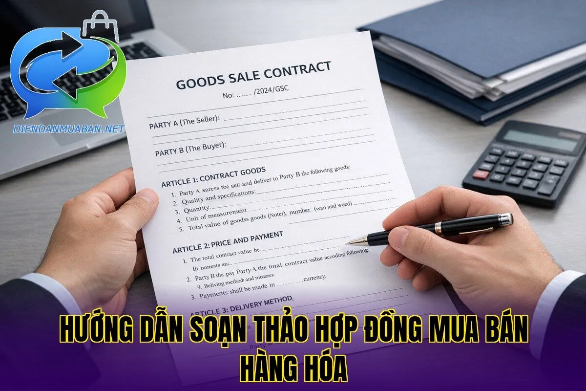 Hướng dẫn soạn thảo hợp đồng mua bán hàng hóa