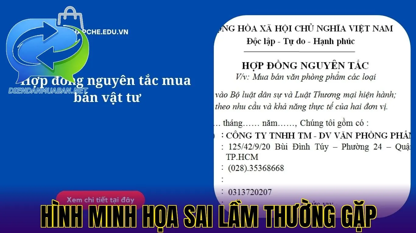 Hình minh họa sai lầm thường gặp