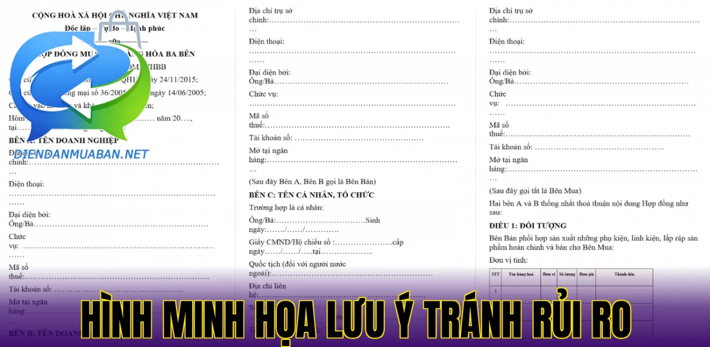 Hình minh họa lưu ý tránh rủi ro