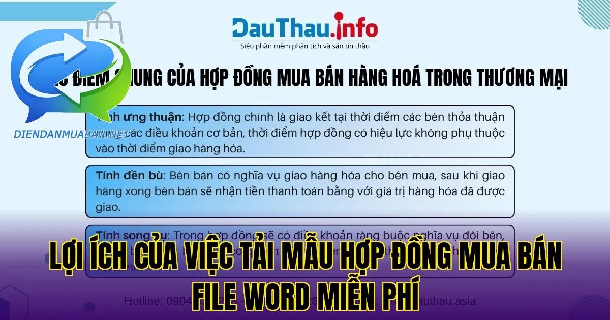 Lợi ích của việc tải mẫu hợp đồng mua bán file Word miễn phí