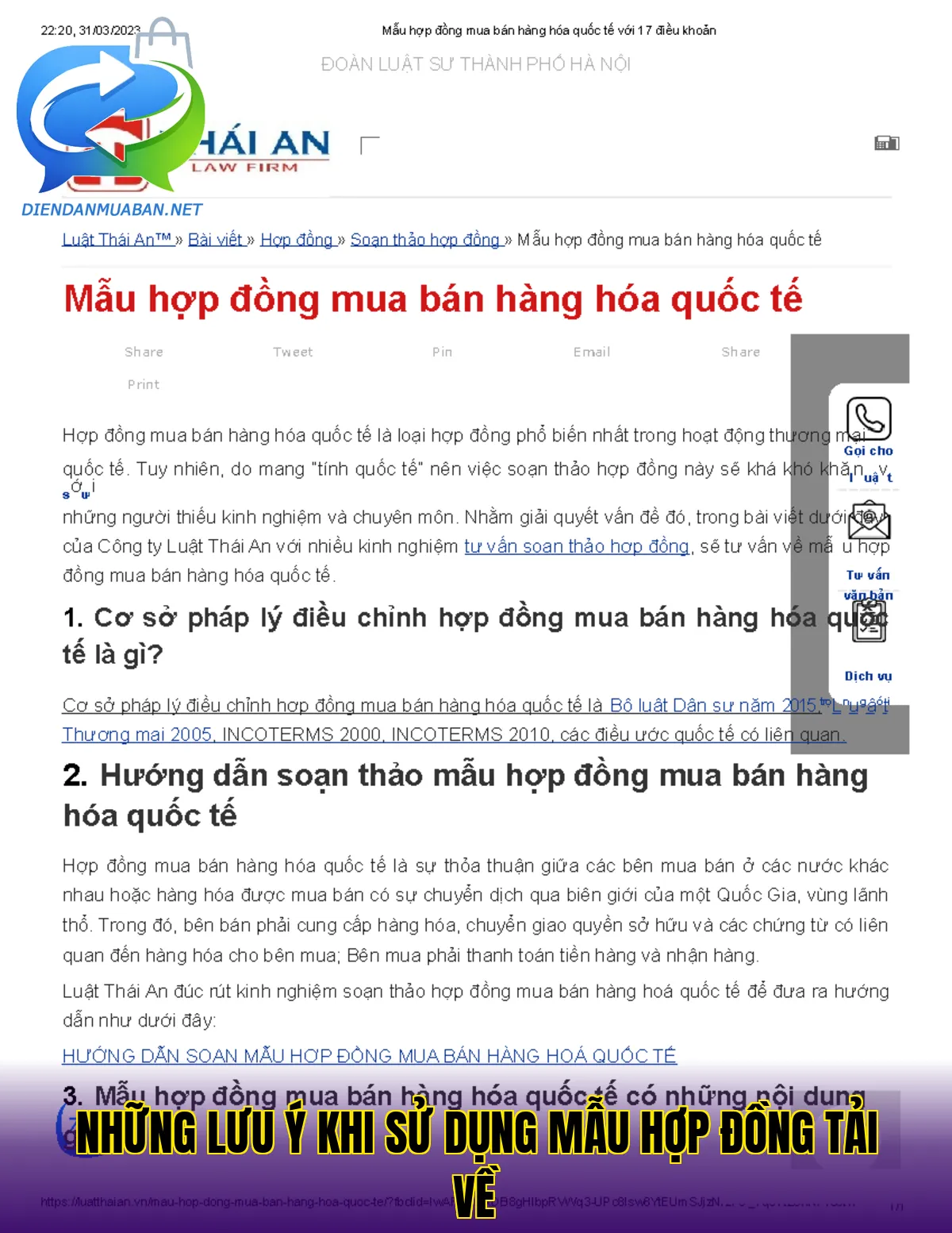 Những lưu ý khi sử dụng mẫu hợp đồng tải về